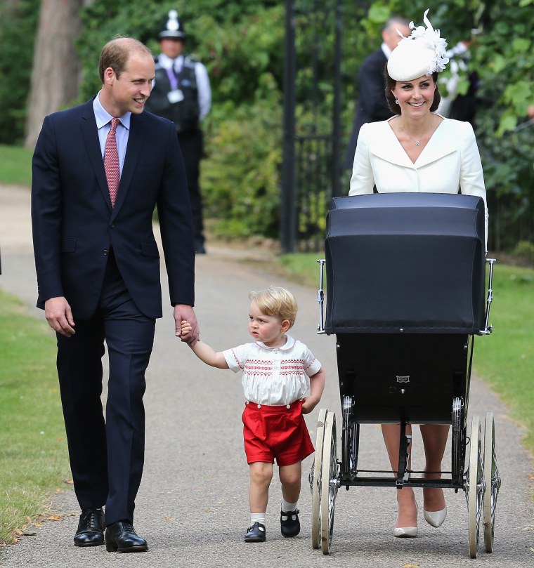 The Christening Of Princess Charlotte Of Cambridge