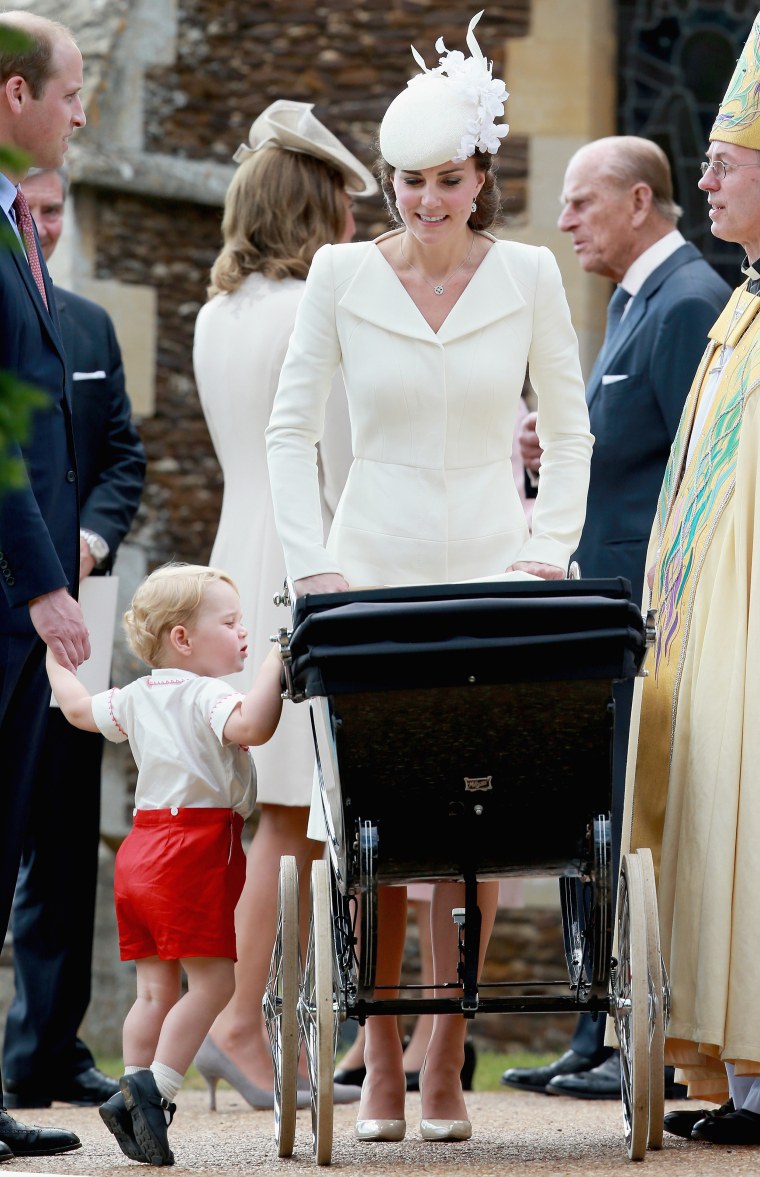 The Christening Of Princess Charlotte Of Cambridge