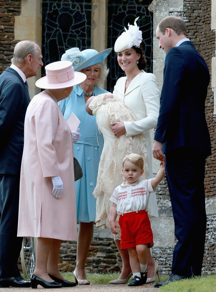 The Christening Of Princess Charlotte Of Cambridge