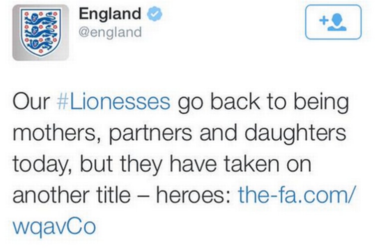 IMAGE: English FA tweet