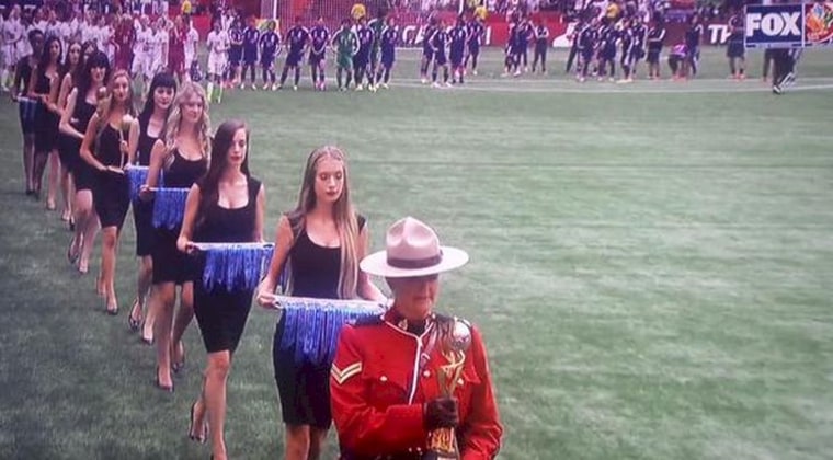 IMAGE: World Cup medal procession