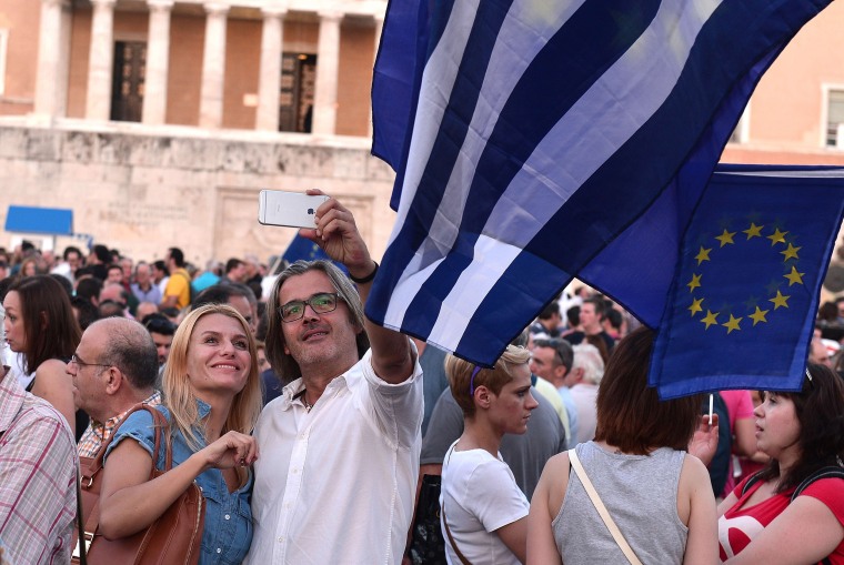 Image: GREECE-EU-POLITICS-DEBT-PROTEST