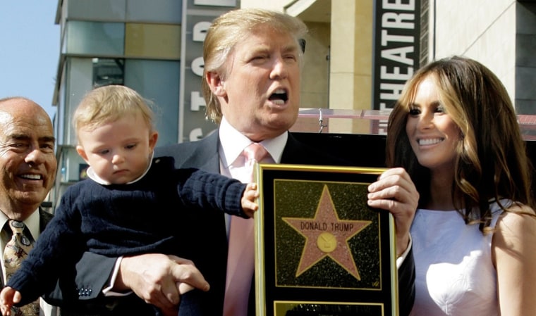 IMAGE: Donald Trump Hollywood Walk of Fame ceremony