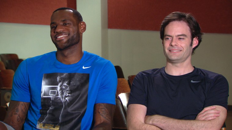 LeBron James on giving comedy a shot with Bill Hader