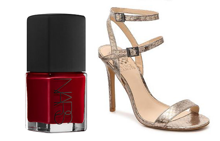 Sandals and the perfect summer polish