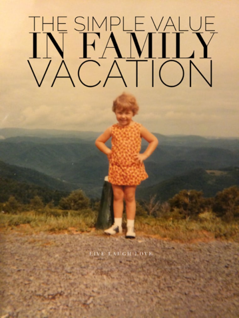 Illustration: The simple value in family vacation