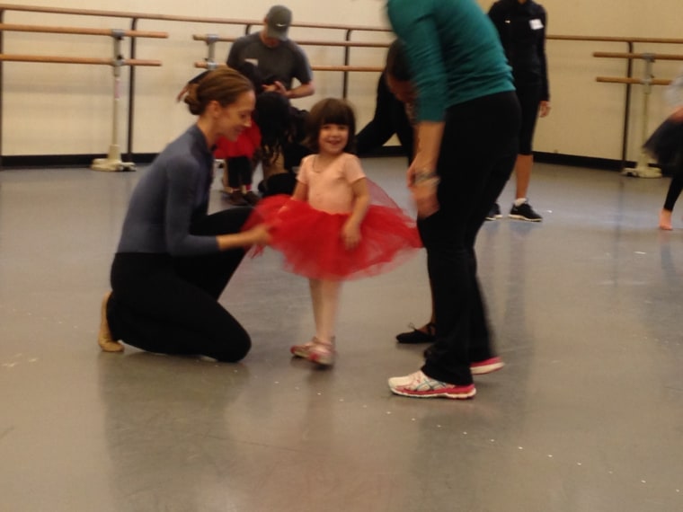 Pearl participated in the New York City ballet's program for children with cerebral palsy