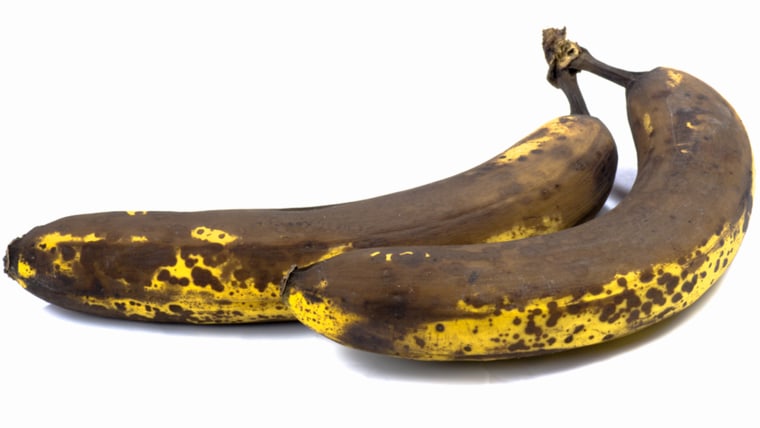 Two overripe bananas