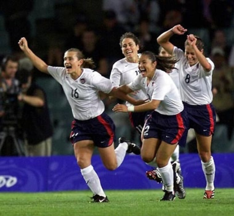 A year after the Women's World Cup win, Fair won a Silver medal at the 2000 Olympics in Sydney.