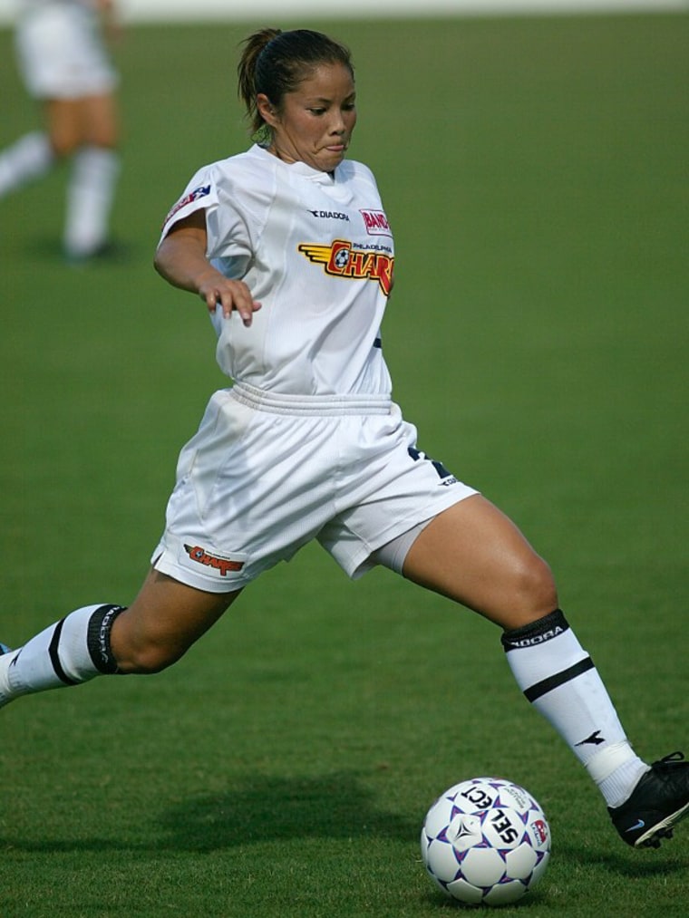 Fair played for the Philadelphia Charge in the old WUSA from 2001-2003.