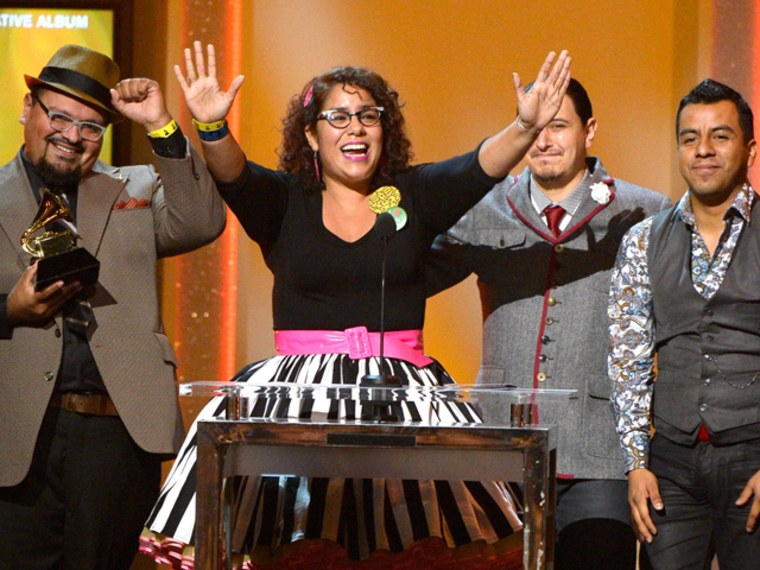 The alternative group “La Santa Cecilia” dedicated their Grammy to the nation’s undocumented.