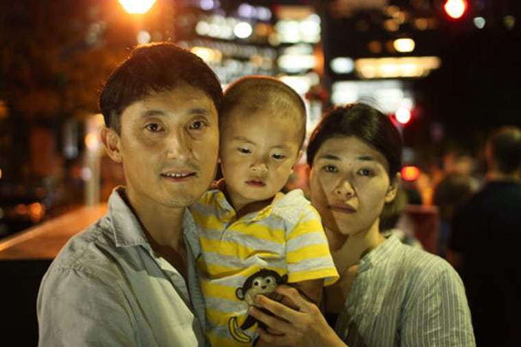 Image: Norikazu Hamada and his family
