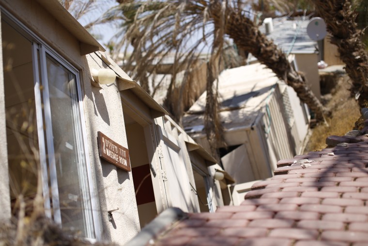 The massage room at the Mineral Beach resort lies in a massive sinkhole.