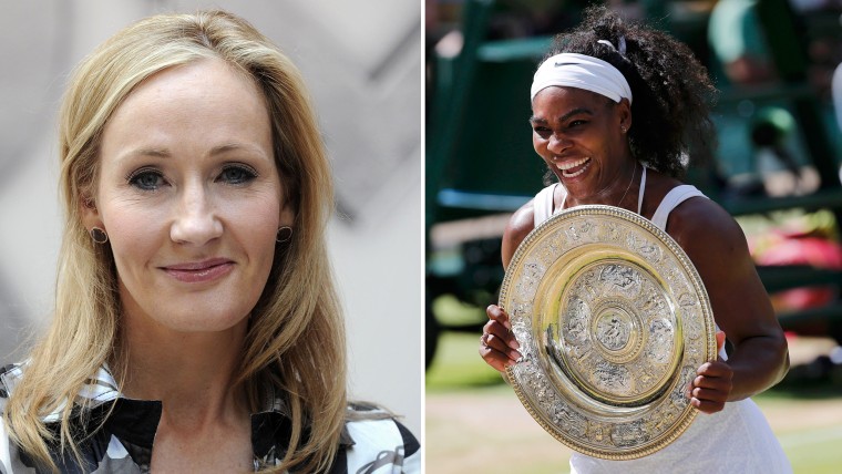 JK Rowling defends Serena Williams