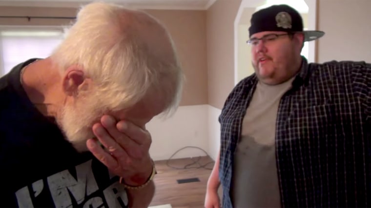 Son surprises Angry Grandpa with new house image