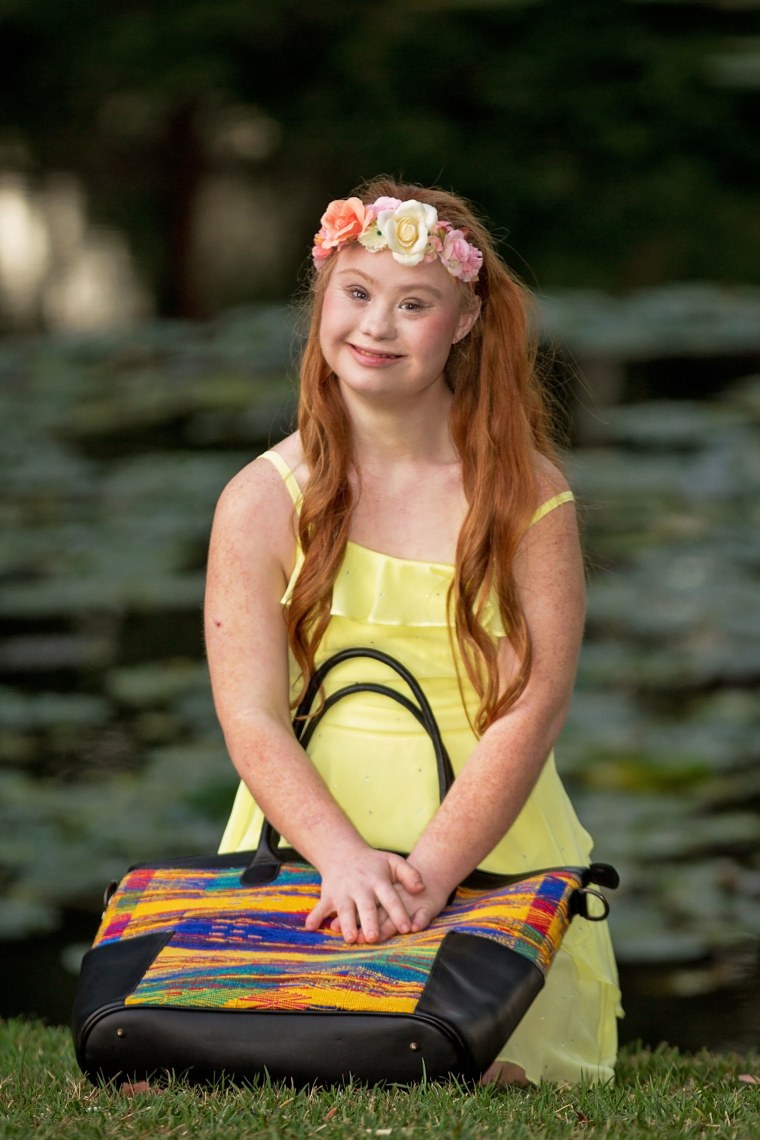 Model Madeline Stuart is also the face of a new accessories brand, everMaya.