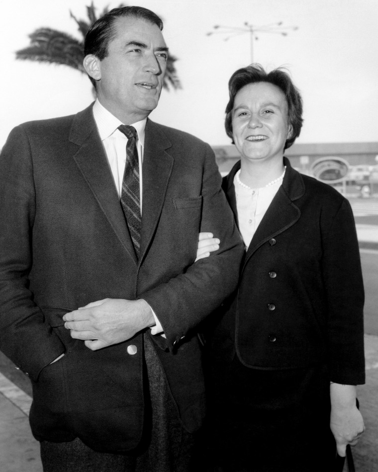 Gregory Peck and Harper Lee together in 1962.