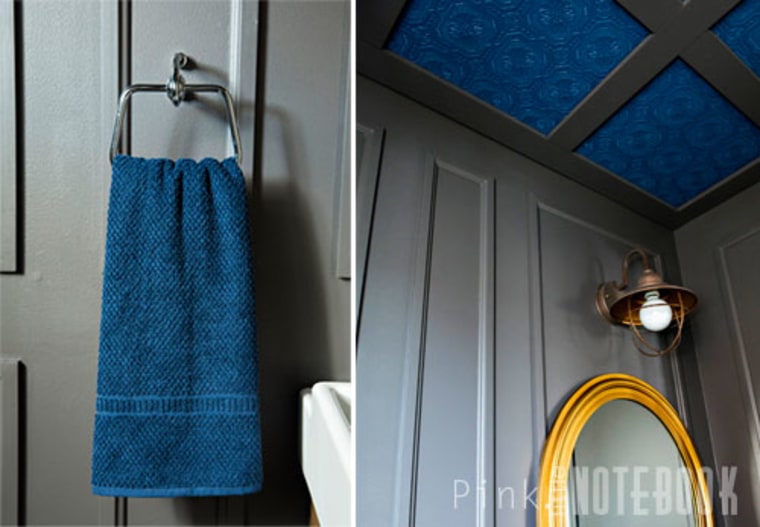 DIY bathroom makeover for Pink Little Notebook blogger