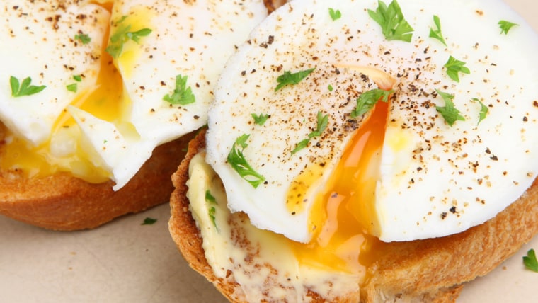 Poached eggs