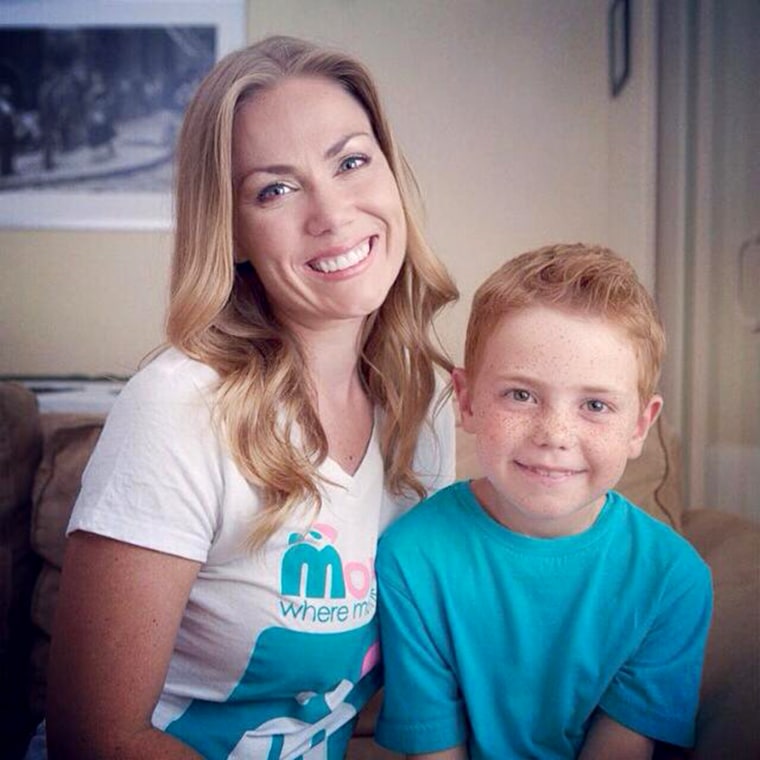 Jillian Darlington and Beth Bryan, co-founders of the Mom Co app.