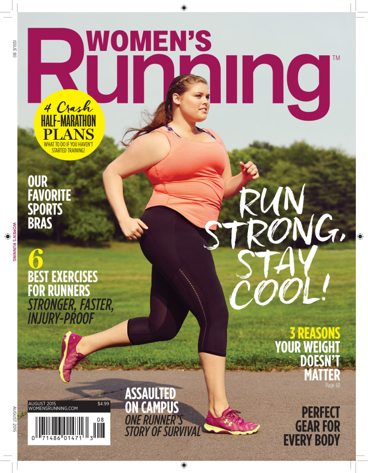 Fans are buzzing about this inspiring cover of the new issue of Women's Running.