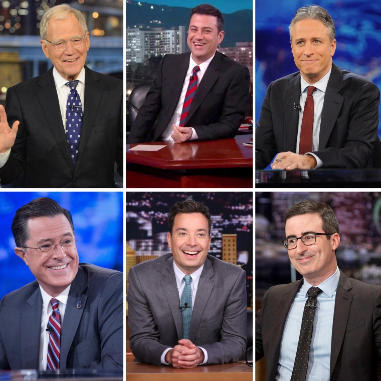 Talk show hosts nominated for Emmys