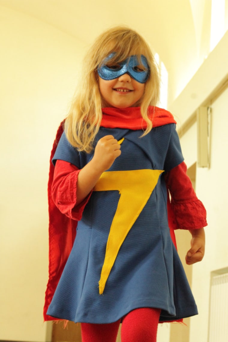 Ms. Marvel superhero costume for girls