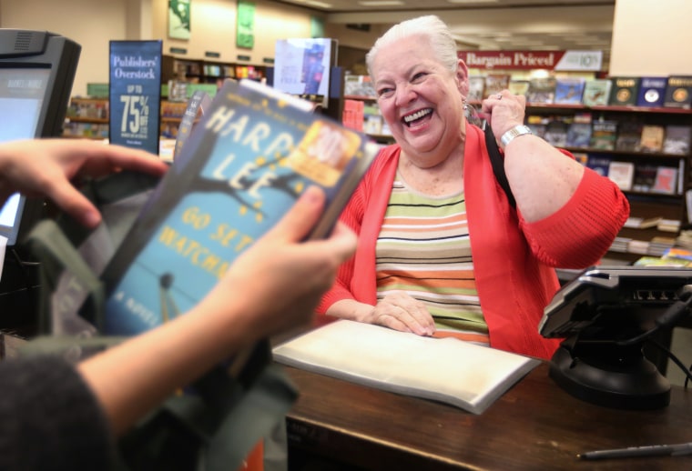 Image: Bobby Torbert is the first customer to purchase Harper Lee's second novel, "Go Set a Watchman"