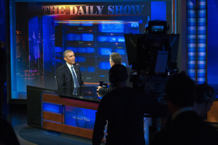 Image: President Barack Obama appears on 'The Daily Show'