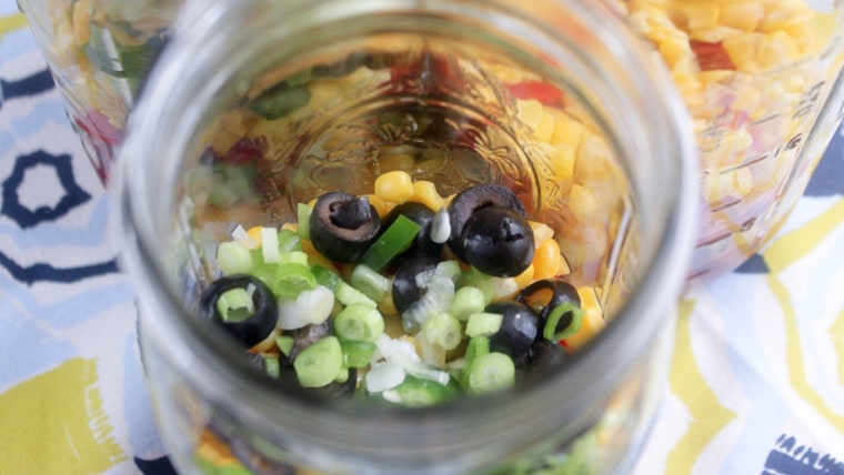 Mason Jar Taco Salad
