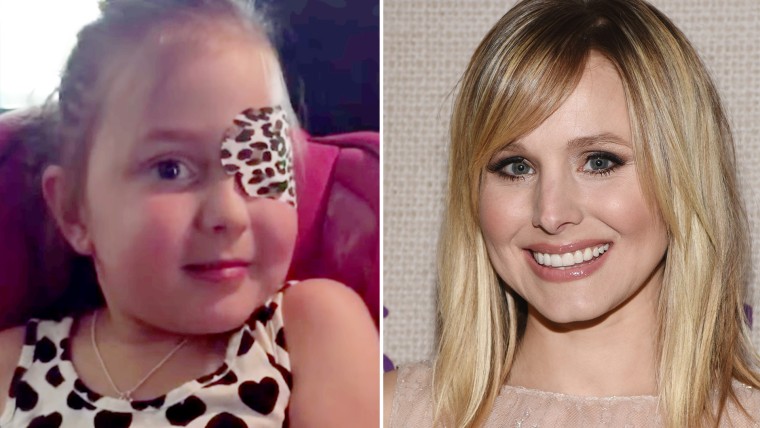 Anna (Kristen Bell) from "Frozen" has a message for Avery.