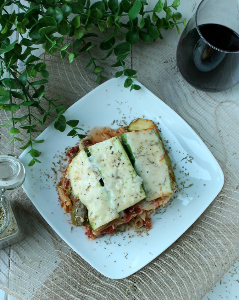 Slow-Cooker Zucchini Pasta Bake