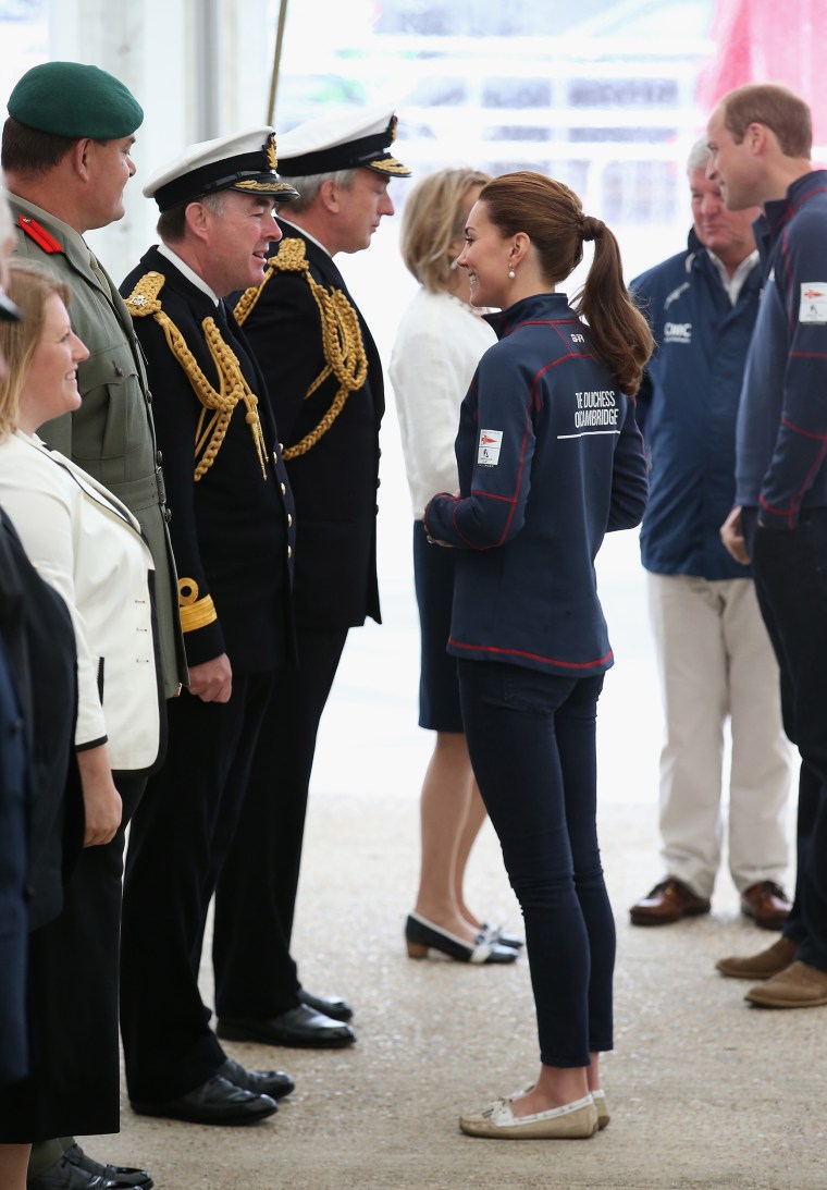 The Duke And Duchess Of Cambridge Attend The America's Cup World Series