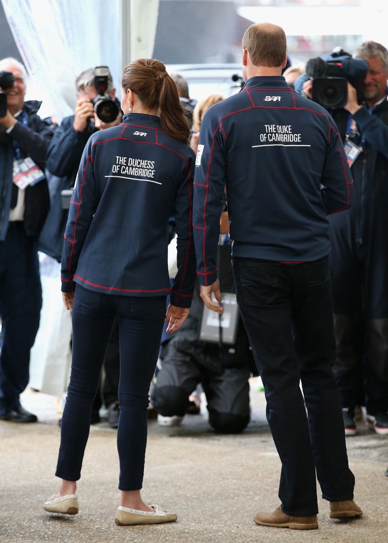 The Duke And Duchess Of Cambridge Attend The America's Cup World Series