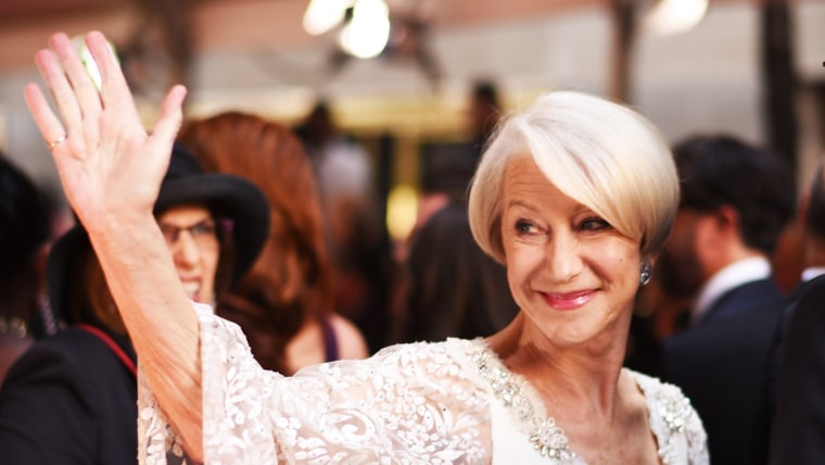 Helen Mirren attends the 2015 Tony Awards at Radio City Music Hall on June 7, 2015 in New York City.