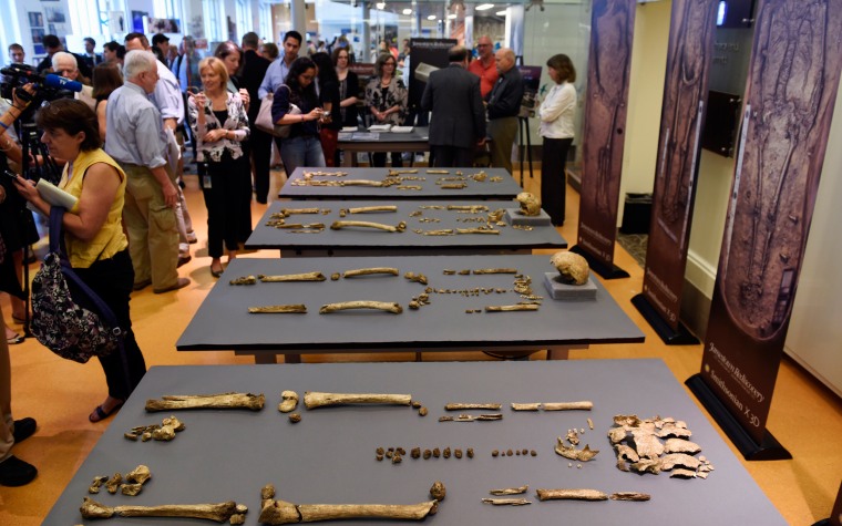 Image: The bone fragments of four high-status leaders who helped shape the future of America during the initial phase of the Jamestown colony are displayed