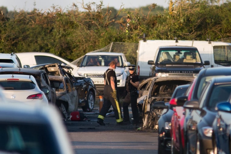 Image: Plane crash at Blackbushe airport