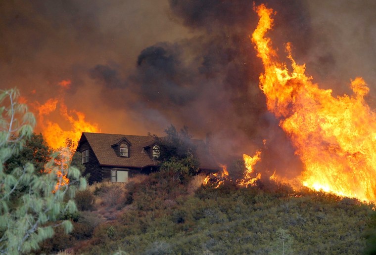 Image: Wildfire Grows Rapidly In California's Lake County