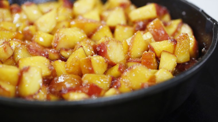 Skillet Peach Crisp