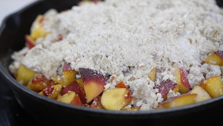 Skillet Peach Crisp