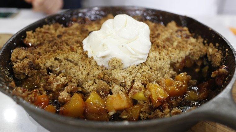 Skillet Peach Crisp