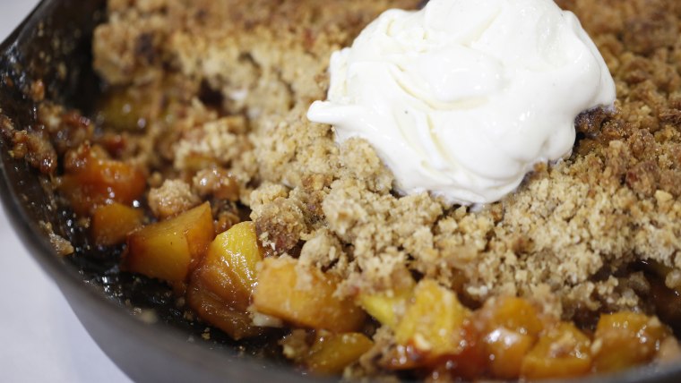 Skillet Peach Crisp