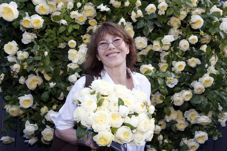 Model, singer and actress Jane Birkin, who inspired the famous Birkin bag more than three decades ago.