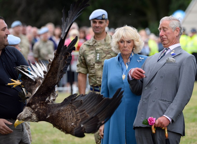 Image: Prince Charles and Duchess of Cornwall Sandringham Flower Show