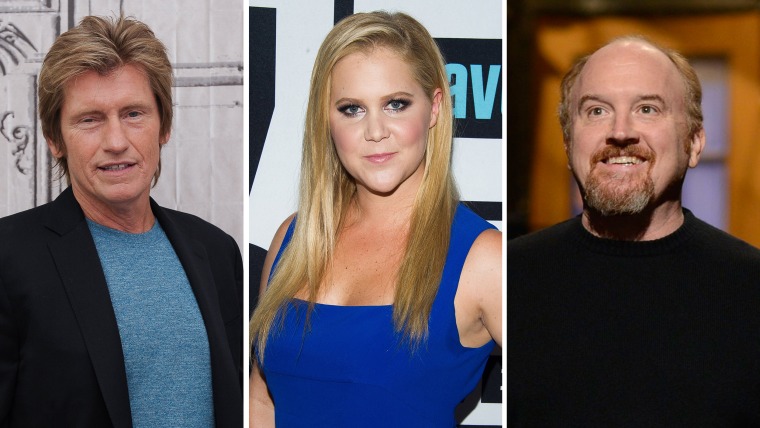 Jon Stewart's final guest lineup of Denis Leary, Amy Schumer and Louis C.K.