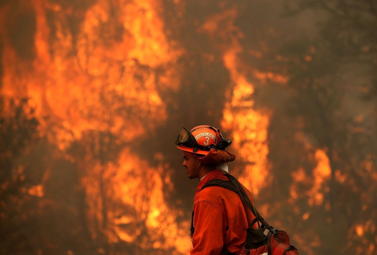 Image: Burn operation near Clearlake, California