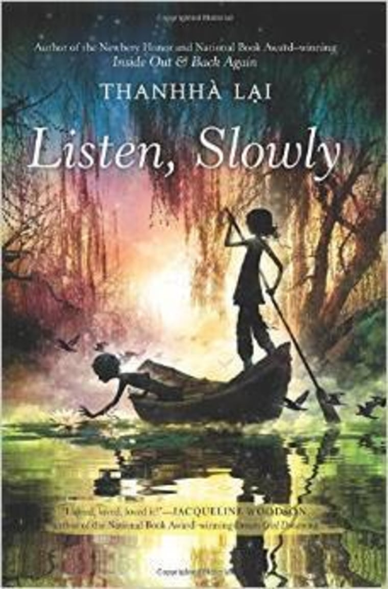 Cover of "Listen, Slowly," by Thanhhà Lại.