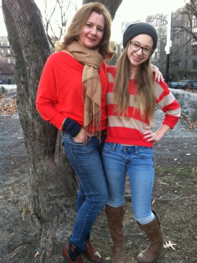 Joey Brenneman, left, with her daughter Hallie Waletzko, a student at Hampshire College.