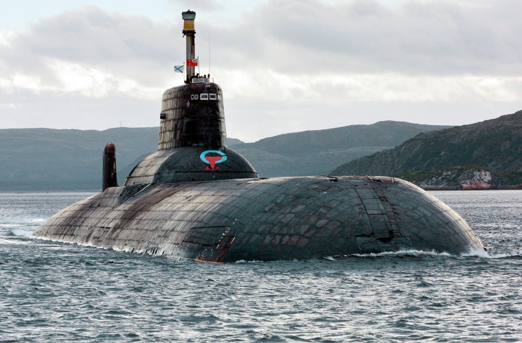 Image: One of Russia's largest Soviet-built nuclear submarines