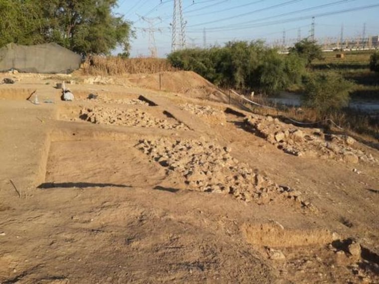 Image: Excavation at a Biblical-era city of Gath